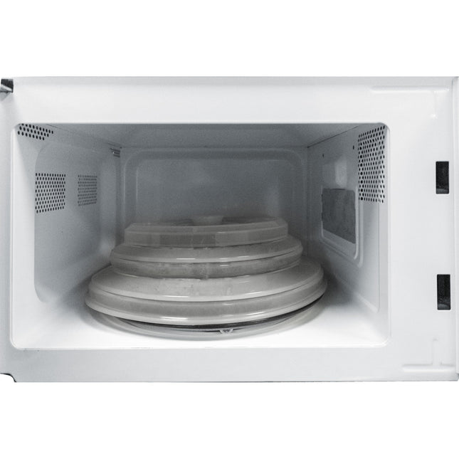 Tapa de silicona plegable para microondas transparente