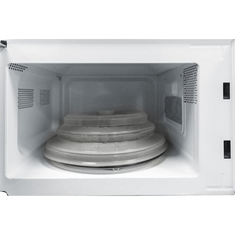 Tapa de silicona plegable para microondas transparente