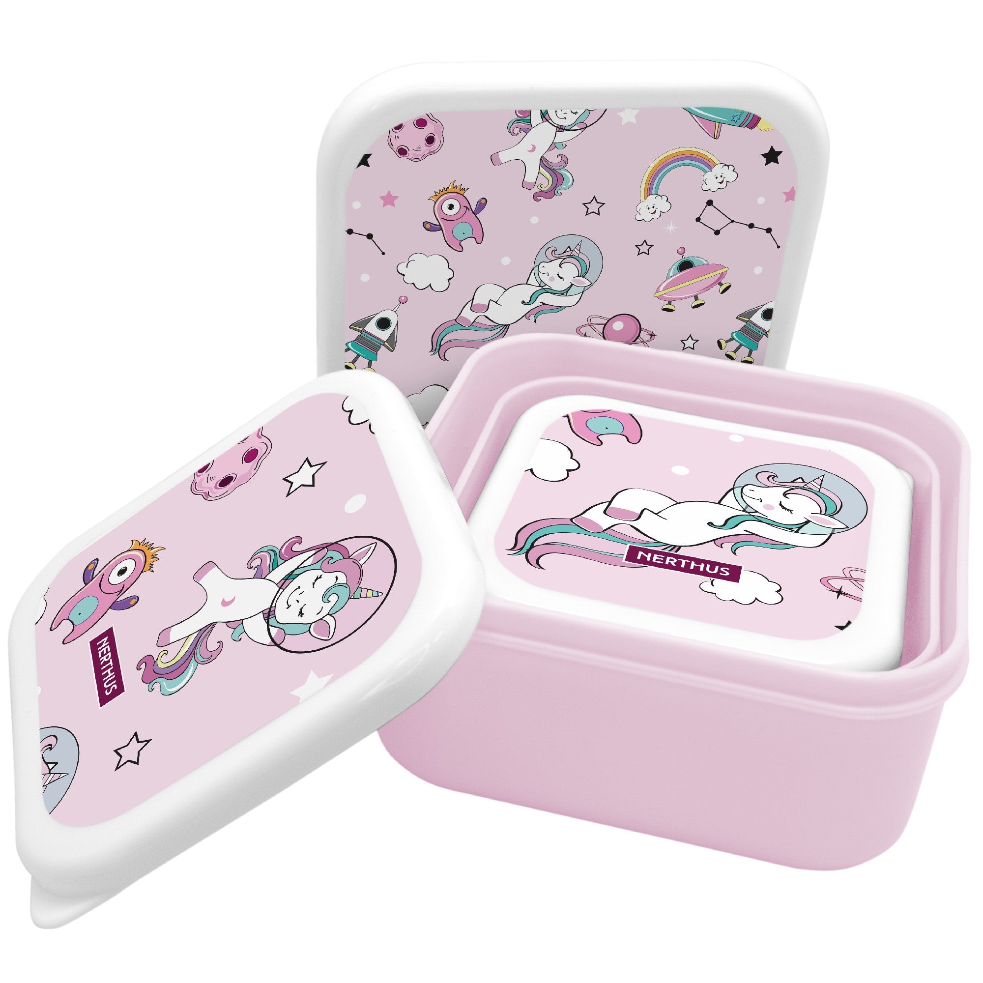 Stackable Children's Lunch Box Set