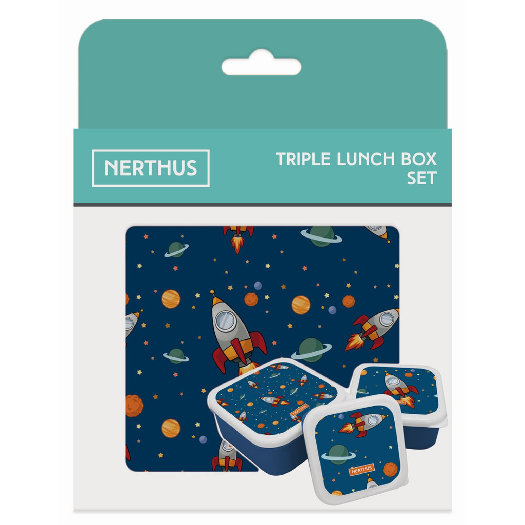 Conjunto de lancheiras infantis empilháveis