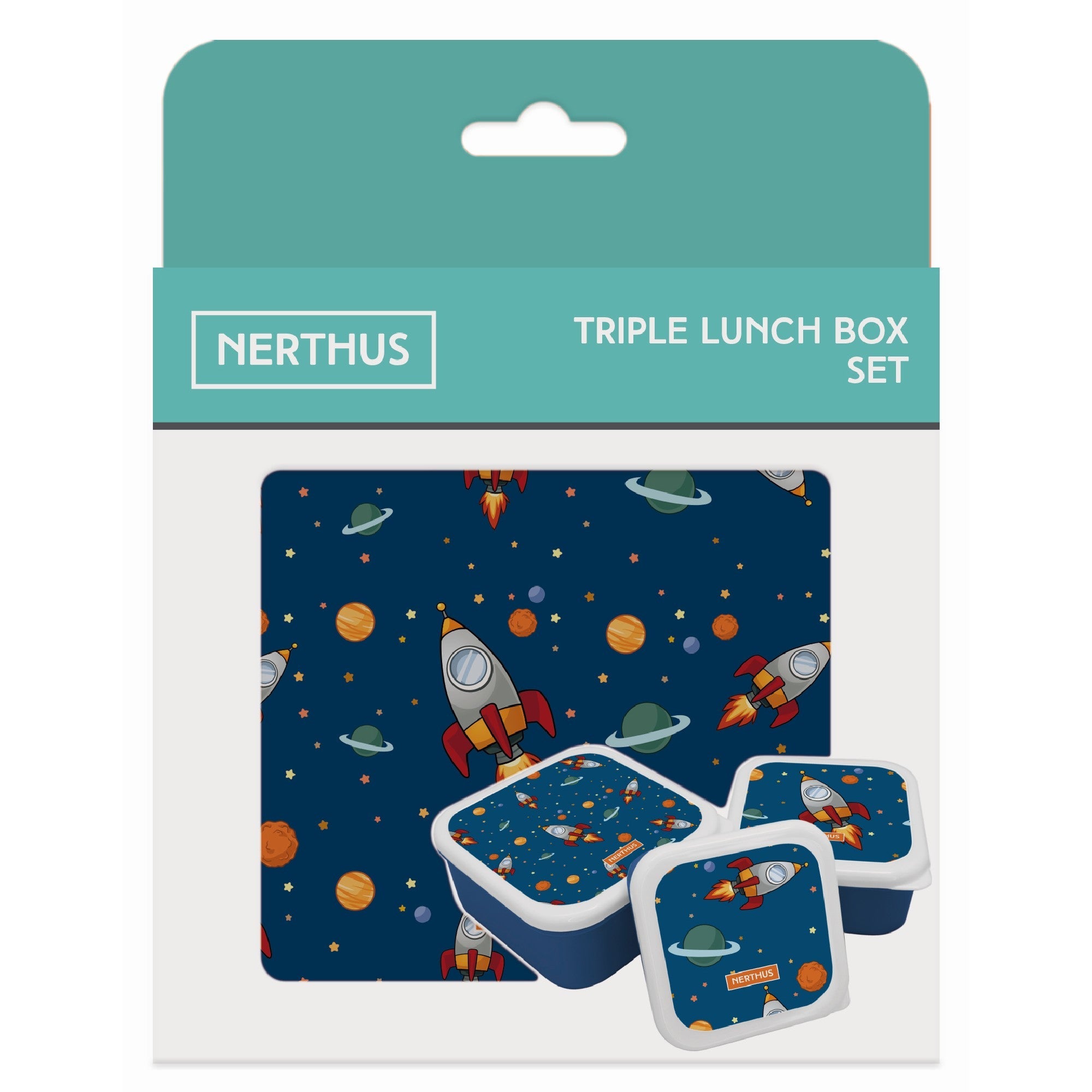 Conjunto de lancheiras infantis empilháveis