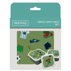 Conjunto de lancheiras infantis empilháveis