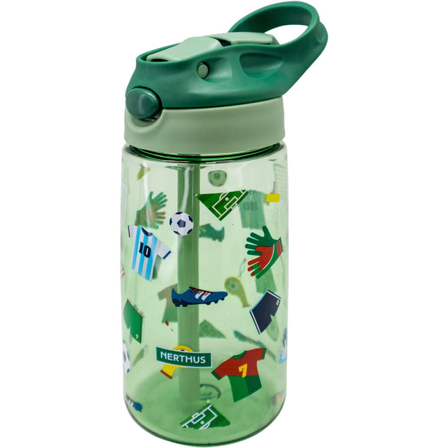 Botella Infantil Tritán 450 ml con Pajita