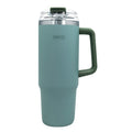 Taza térmica con tapa hermética y pajita