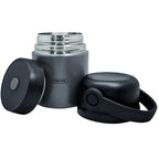 Recipiente térmico para alimentos de 650 ml com tampa, copo e pega.