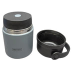Recipiente térmico para alimentos de 650 ml com tampa, copo e pega.