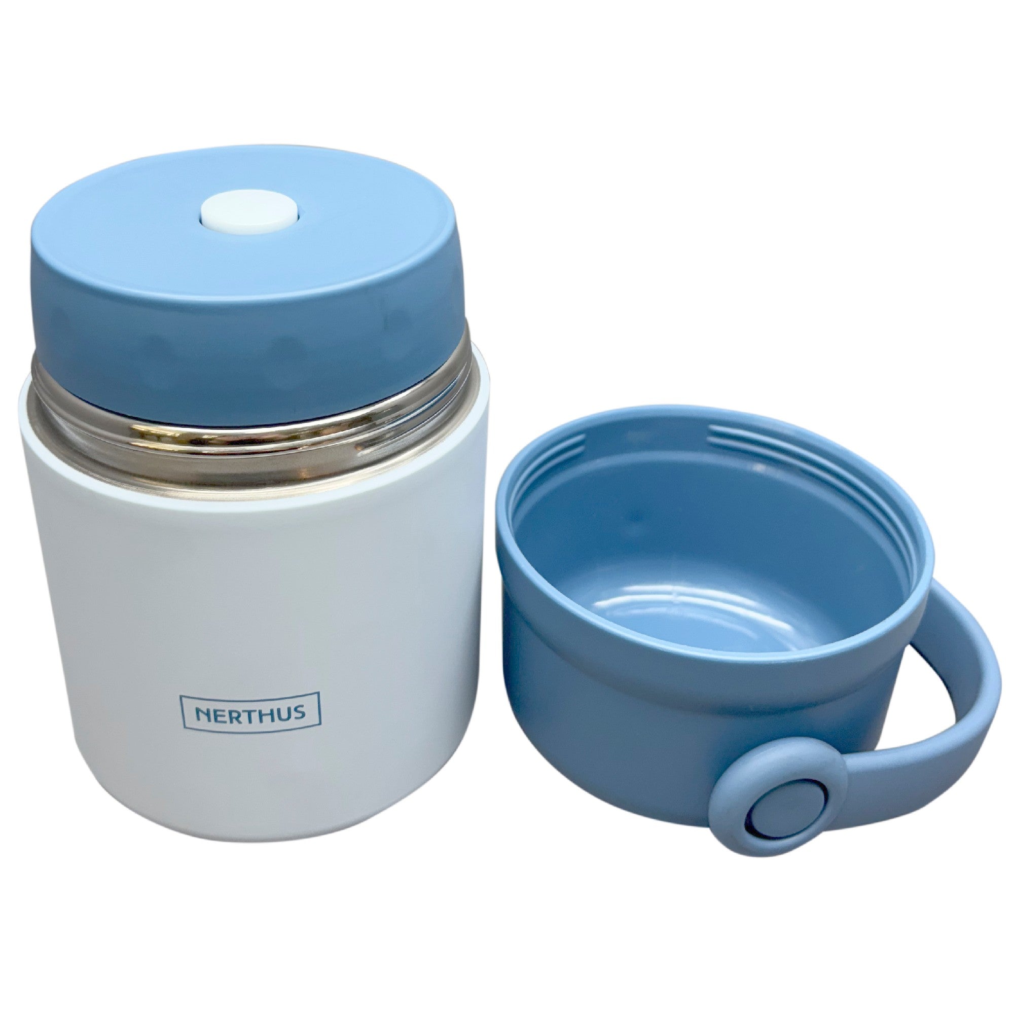 Food thermos 650 ml with cup lid and handle