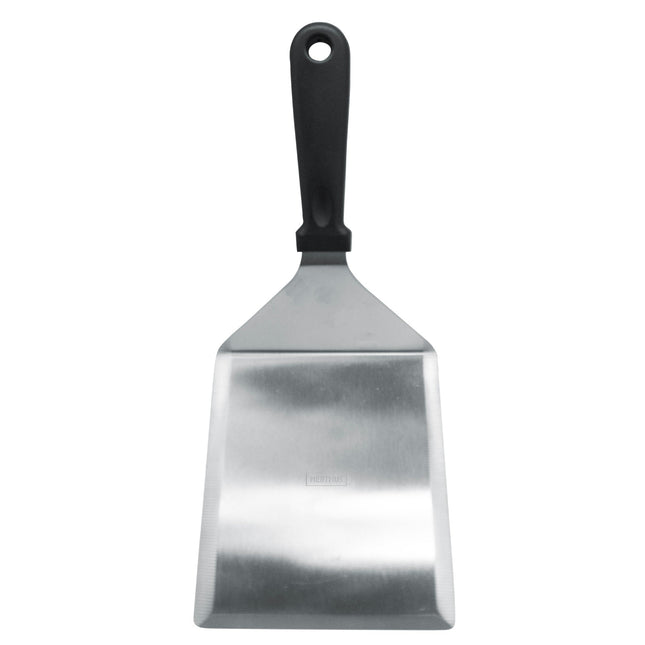 Espátula profesional de acero inoxidable para plancha