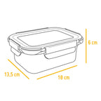 Stainless Steel Lunchbox with Glass Lid – Microwave Safe