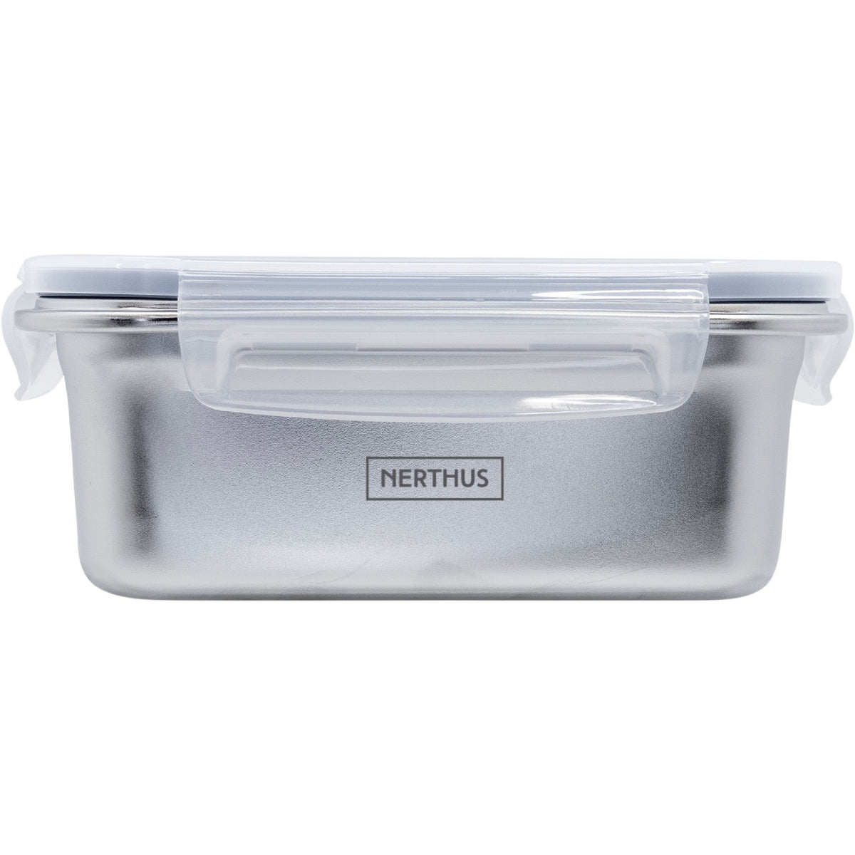 Microwave-Safe Stainless Steel Airtight Container - Rectangular
