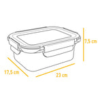 Stainless Steel Lunchbox with Glass Lid – Microwave Safe
