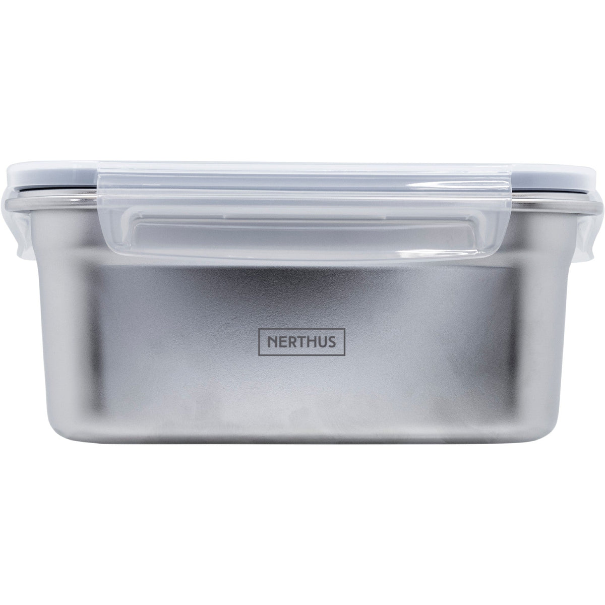 Microwave-Safe Stainless Steel Airtight Container - Rectangular