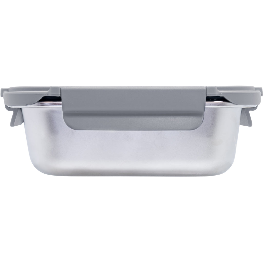 Stainless Steel Lunchbox with Glass Lid – Microwave Safe