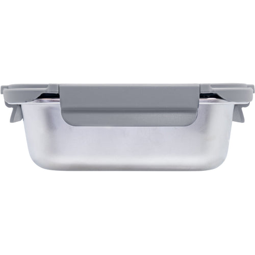 Fiambrera de Acero Inoxidable con Tapa de Cristal – Apta Microondas