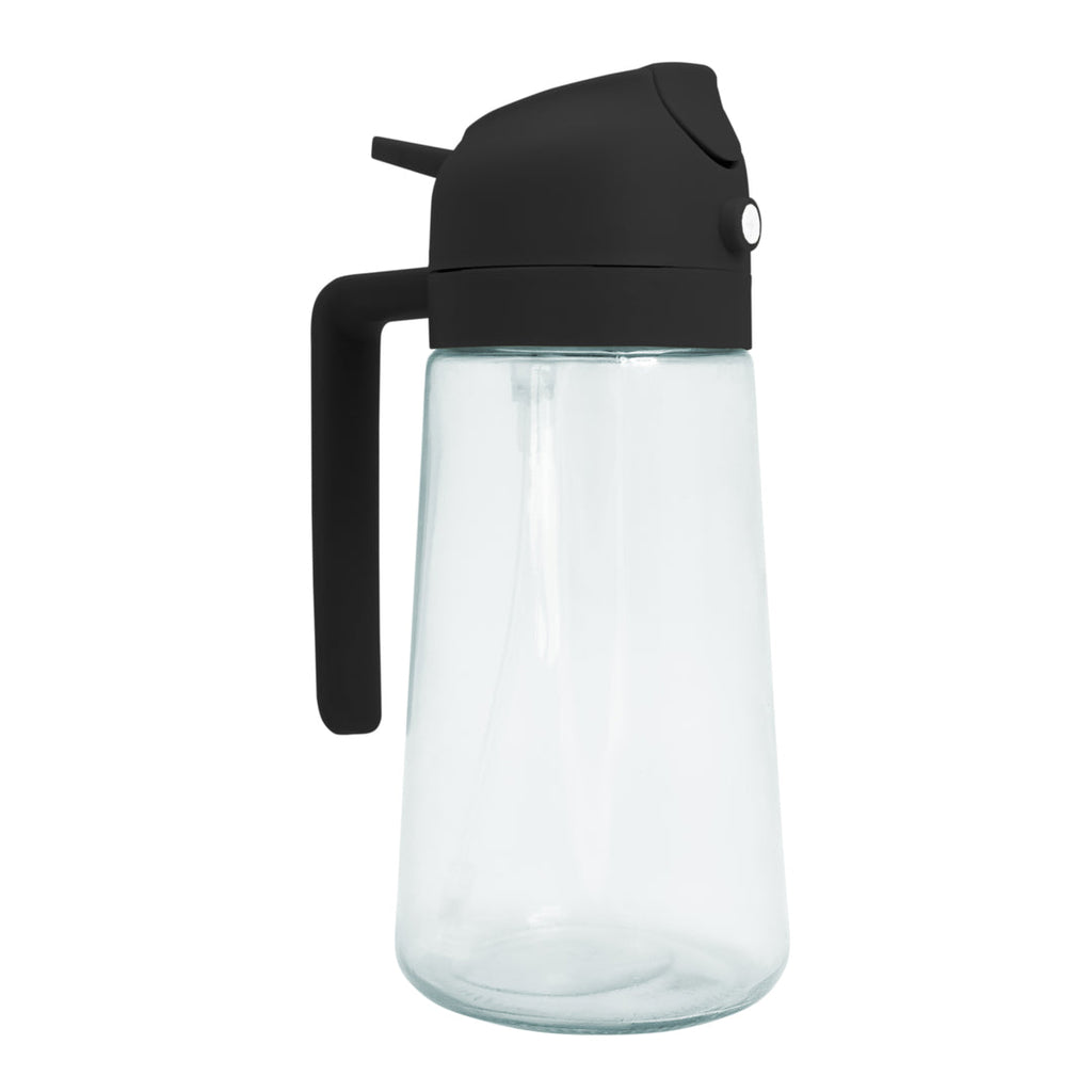 Dual-Use Oil Spray Bottle - Non-Drip Sprayer for Kitchen