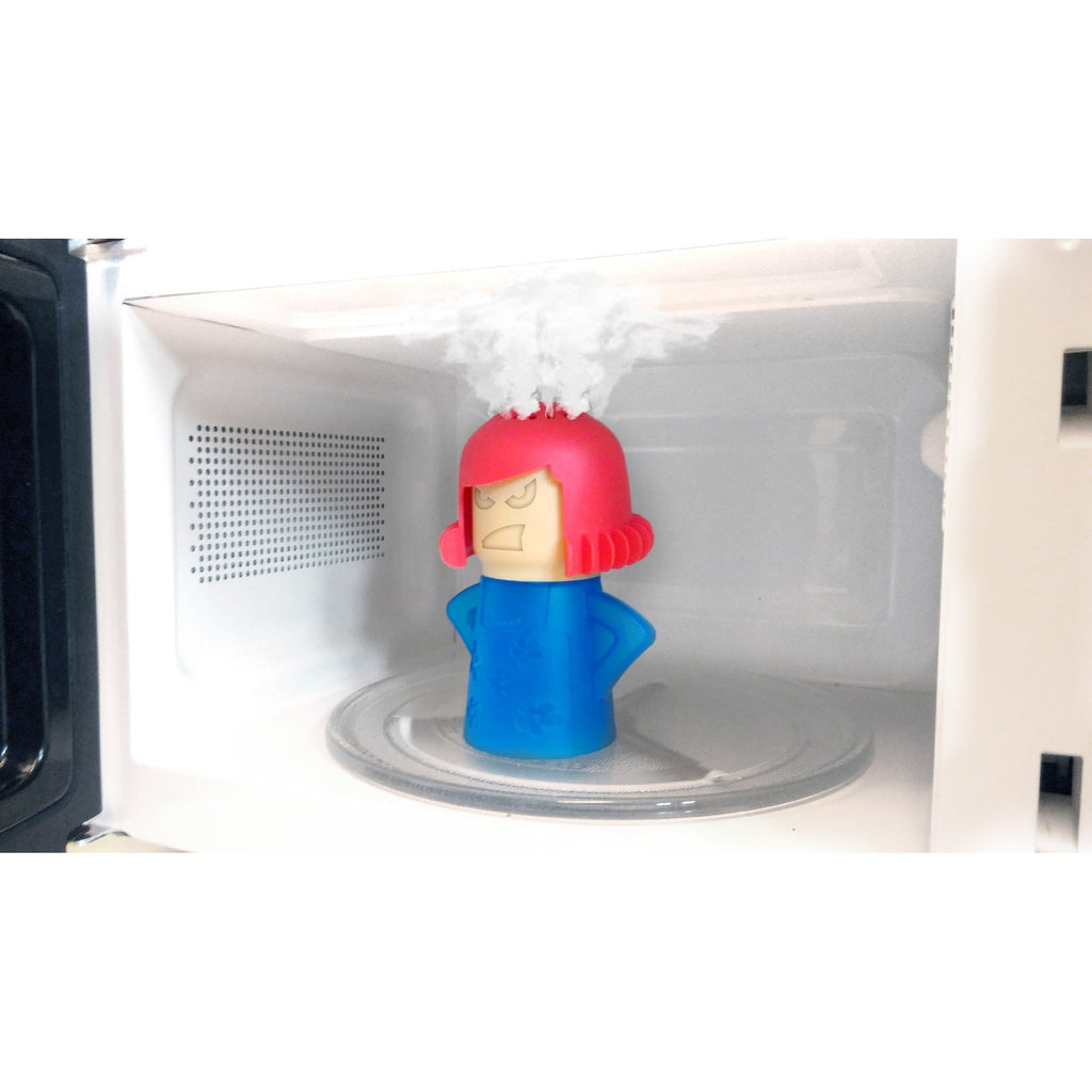 Doll-shaped steam microwave cleaner