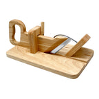 Wooden sausage slicer