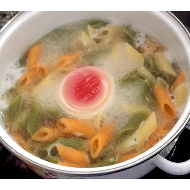 Temporizador para pasta que cambia de color al cocer