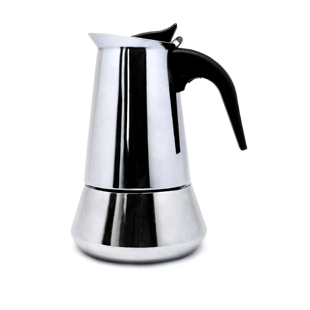 Cafeteira italiana de indução em aço inoxidável
