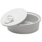 Lata de porcelana para snacks com tampa