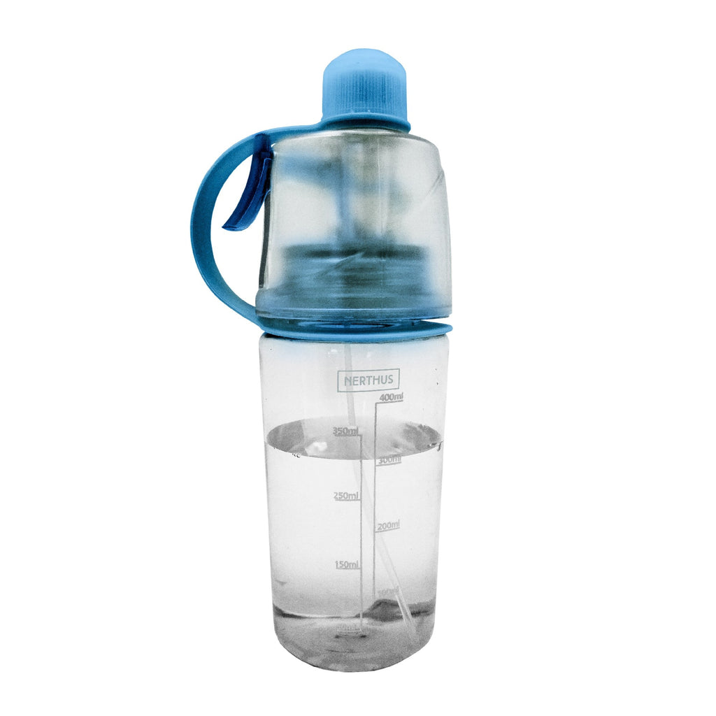 Garrafa desportiva com spray