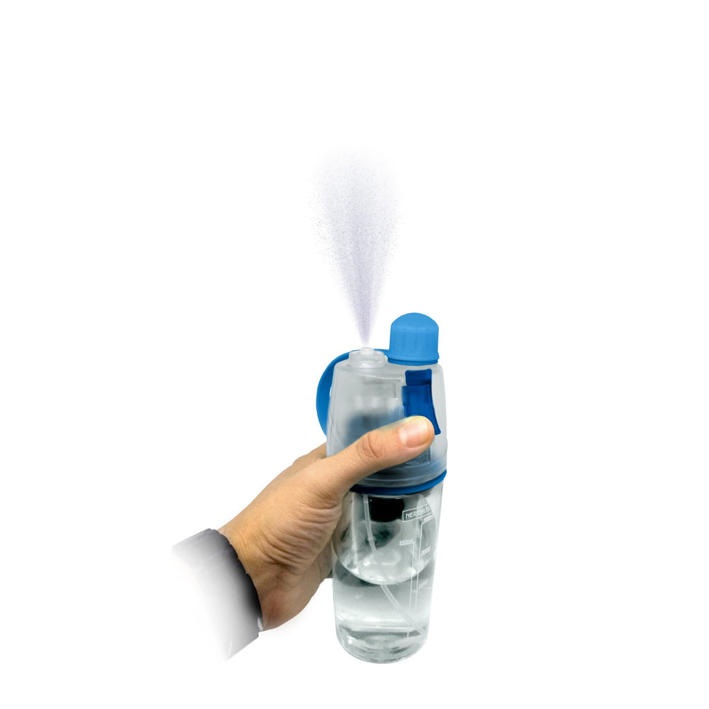 Garrafa desportiva com spray