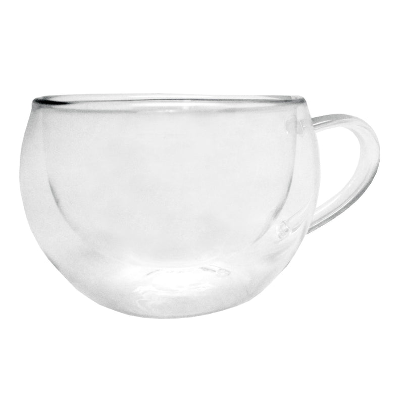 Tazas de cristal doble pared para café o postres