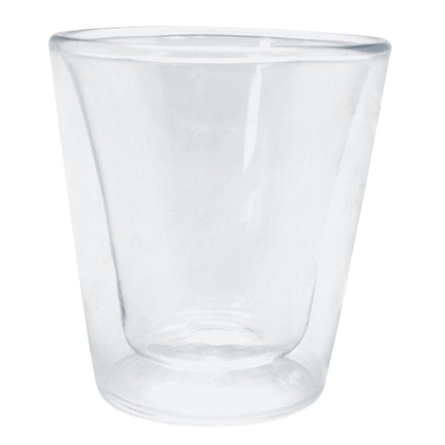Vasos de cristal doble pared para café o té