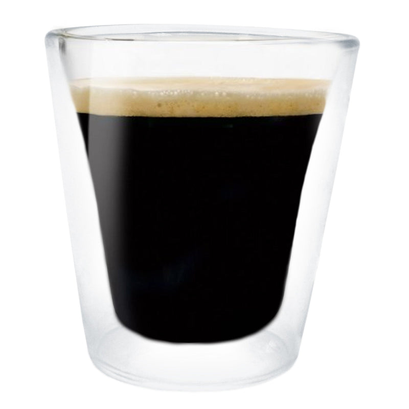 Vasos de cristal doble pared para café o té