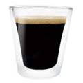 Vasos de cristal doble pared para café o té