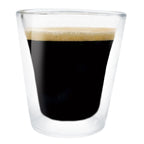 Vasos de cristal doble pared para café o té