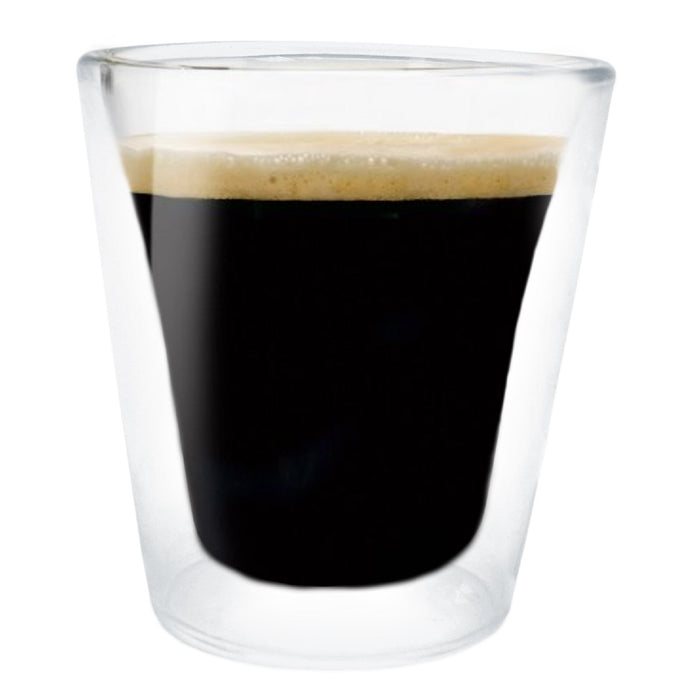 Vasos de cristal doble pared para café o té