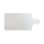 Bandeja de porcelana blanca para servir snacks