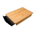 Tabla de corte de Bambú con bandeja extendible