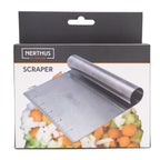Crumb collector and cutter with engraved ruler