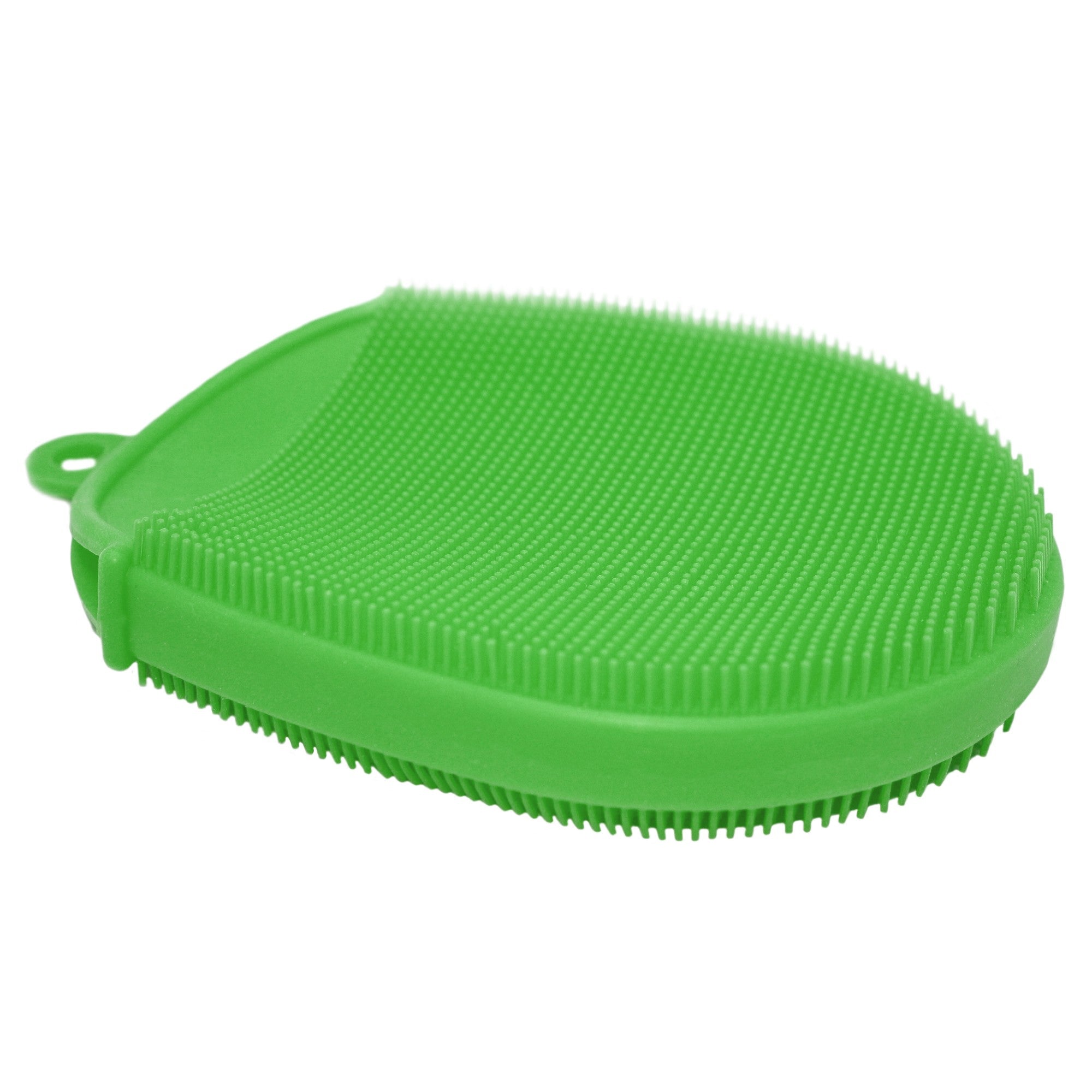 Multifunction double-sided silicone scrubber glove