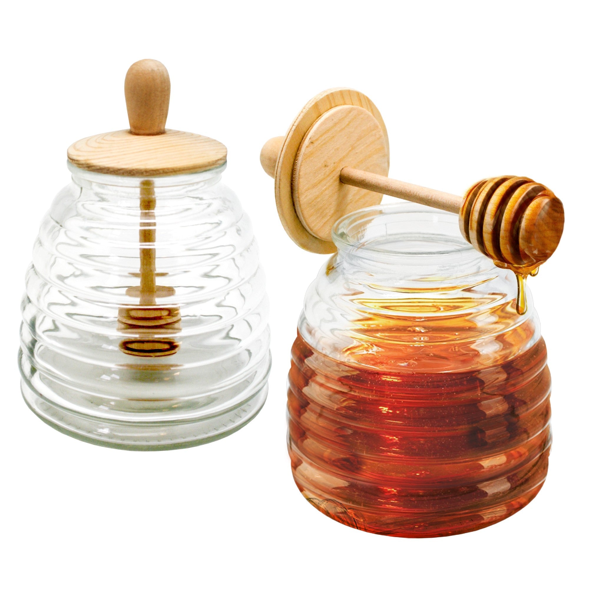 Tarro de Miel de Cristal