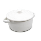Cocotte de porcelana para snacks com tampa