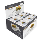 Cocotte de porcelana para snacks com tampa
