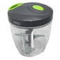 XL Manual Chopper with Curved Blades and Mixer