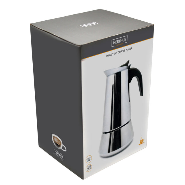 Cafetera Italiana Inducción Inoxidable