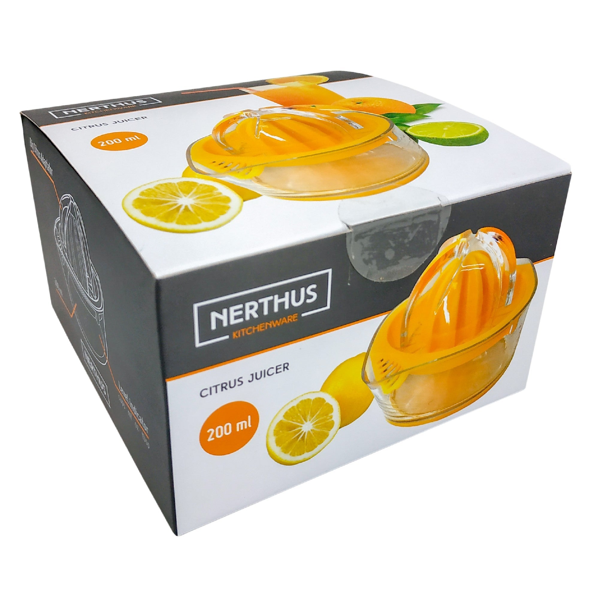 Espremedor de citrinos manual 200 ml
