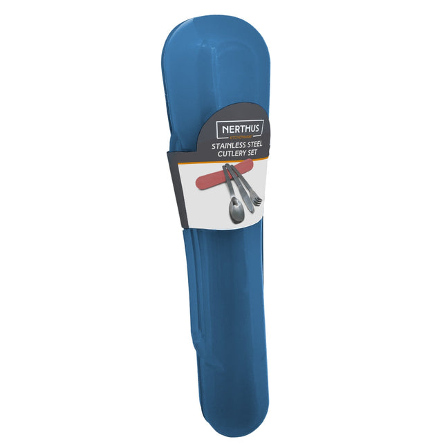 Set de Cubiertos de Acero Inoxidable con Estuche