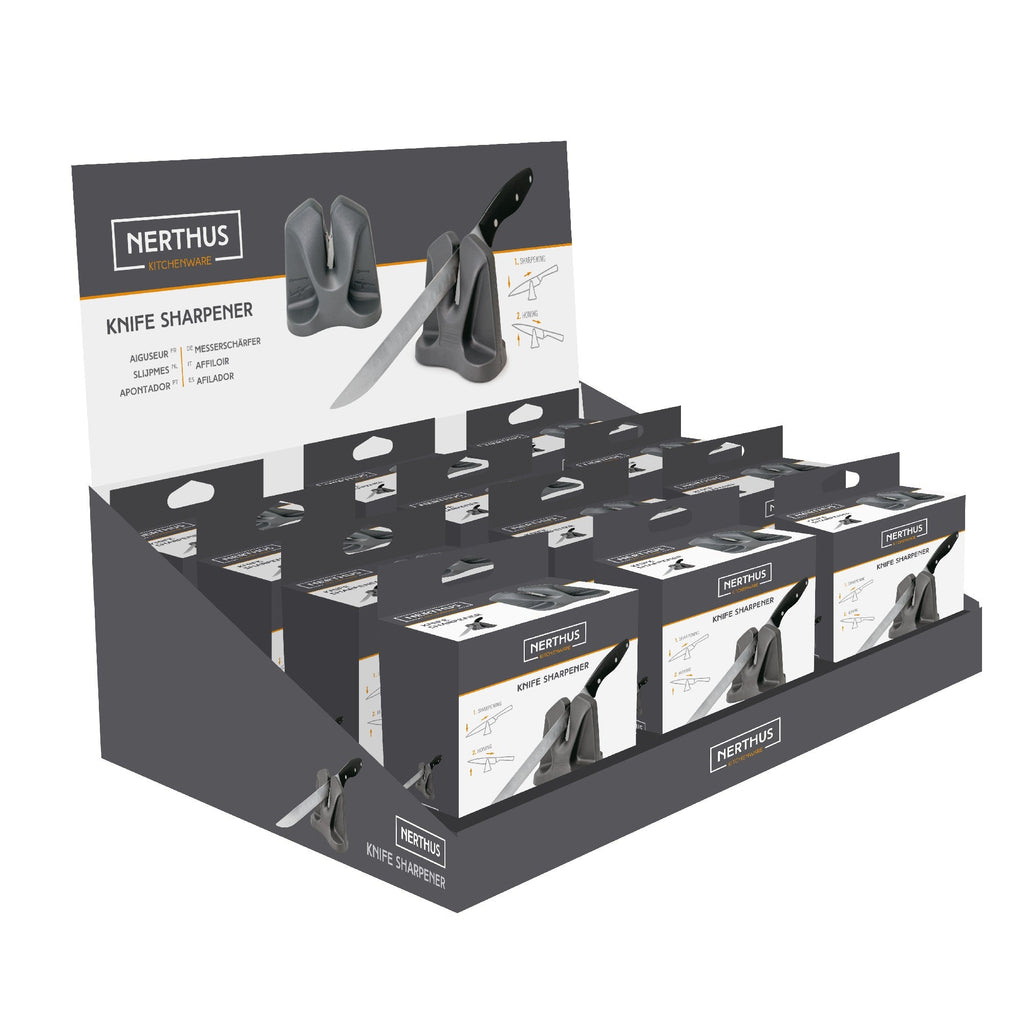 V-shaped knife sharpener
