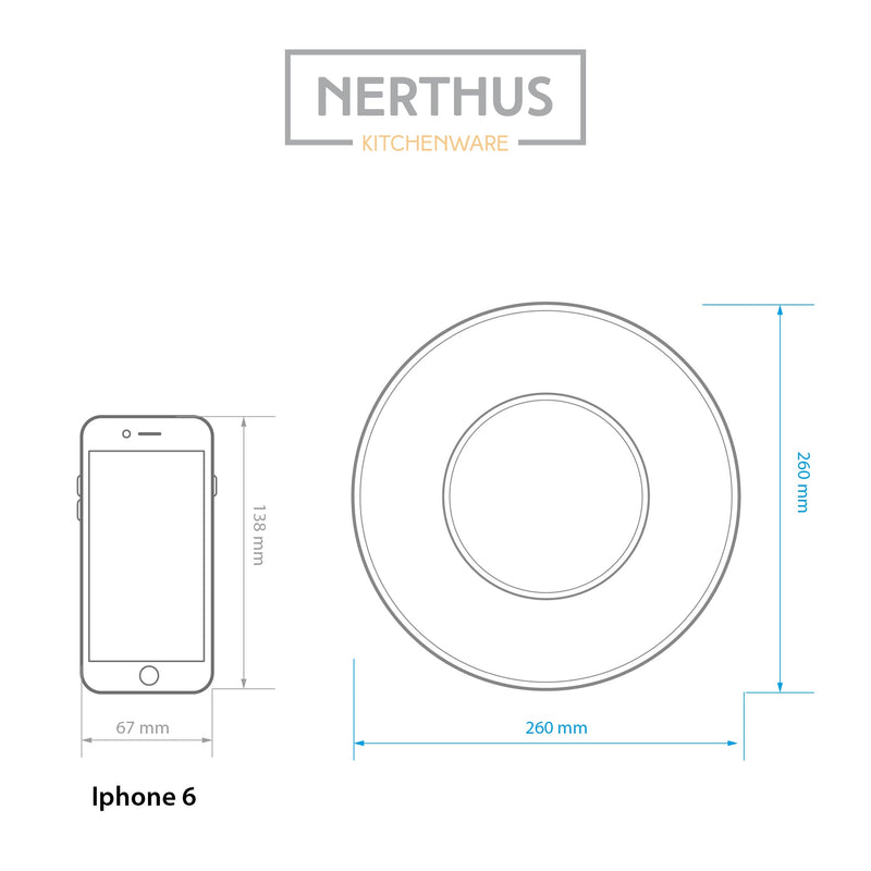 Plato Redondo para Snacks de Porcelana con Centro para Salsa