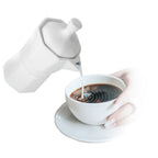 Elegant white porcelain milk jug 150ml
