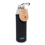 Garrafa de vidro com revestimento em neoprene
