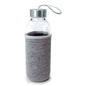Garrafa de vidro com revestimento em neoprene