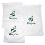 Conjunto de Sacos em Malha 100% Plástico Reciclado