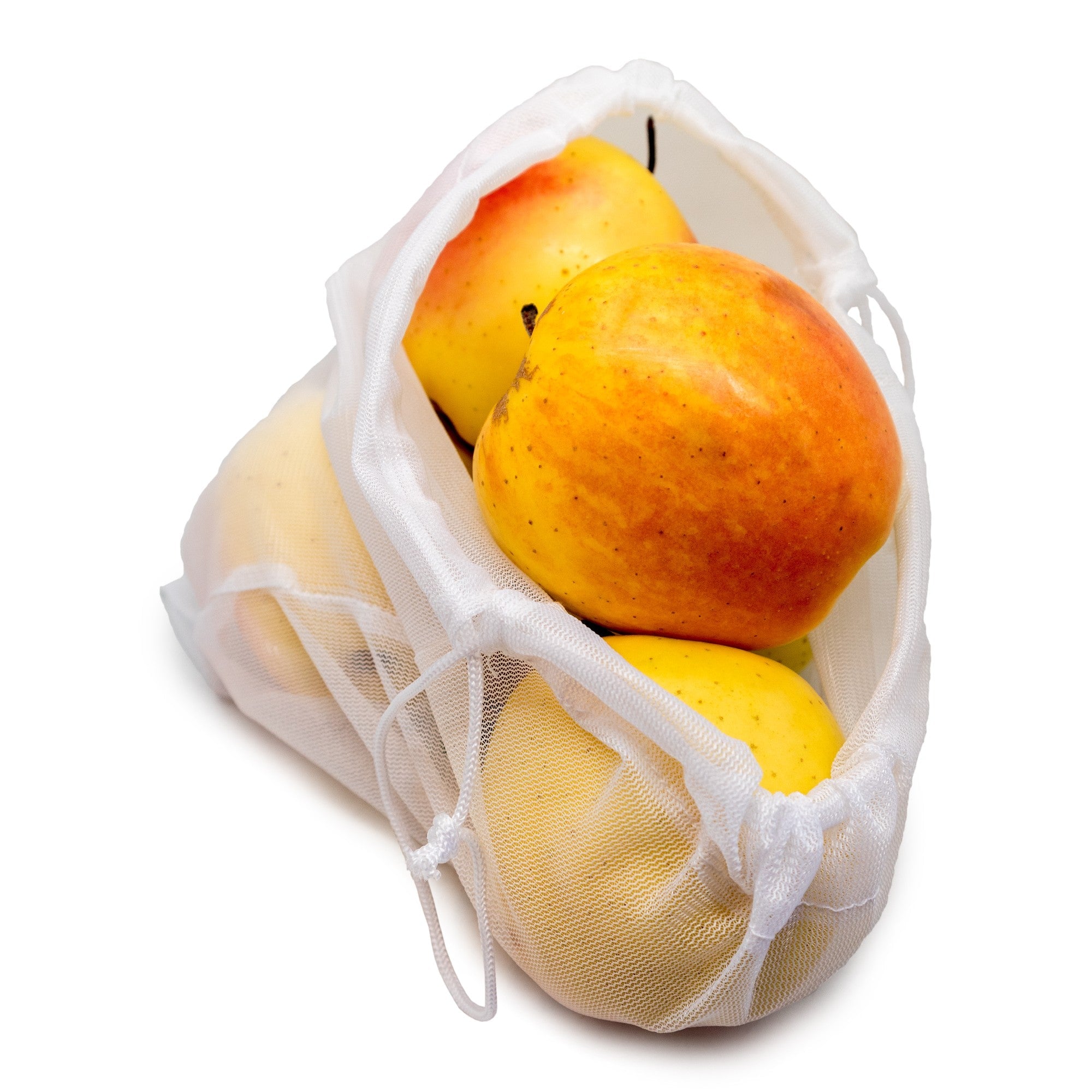 Conjunto de Sacos em Malha 100% Plástico Reciclado